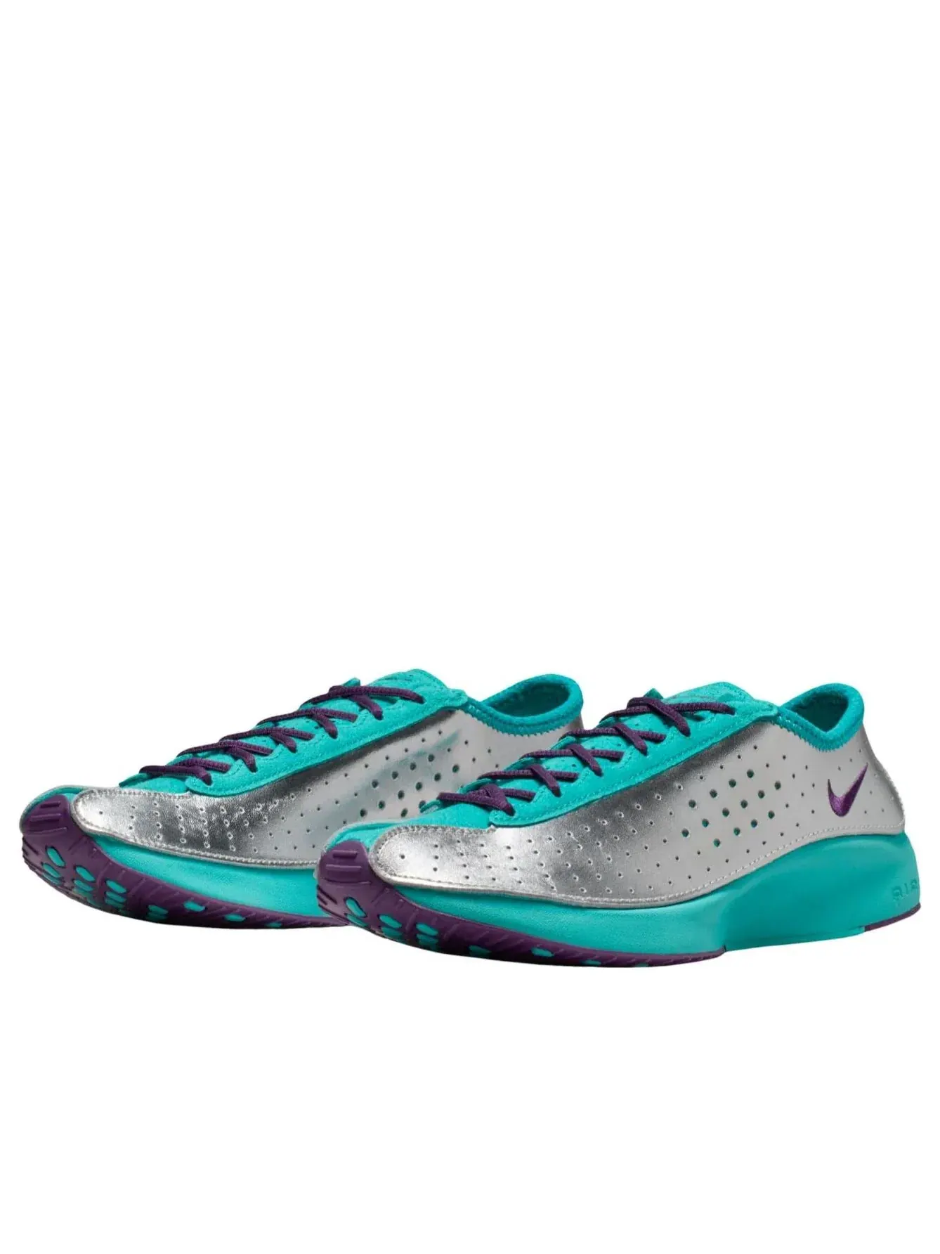 Кроссовки (WMNS) Nike Air Superfly 'Metallic Silver Cabana Night Purple' — изображение 2 из 6, синий