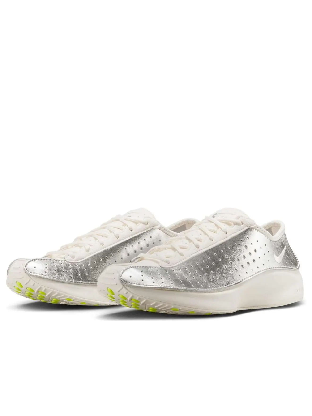 Кроссовки (WMNS) Nike Air Superfly 'Pale Ivory Metallic Silver' — изображение 4 из 6, серебряный
