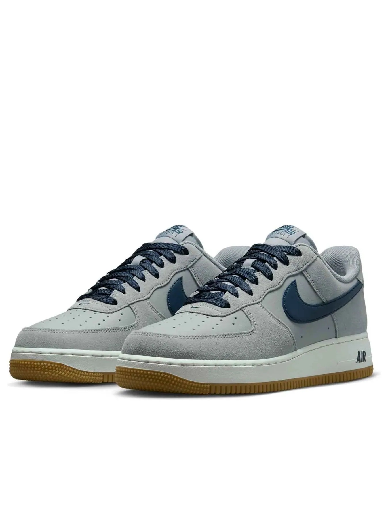 Кроссовки Nike Air Force 1 '07 LV8 'Light Smoke Grey Armory Navy' — изображение 3 из 6, серый