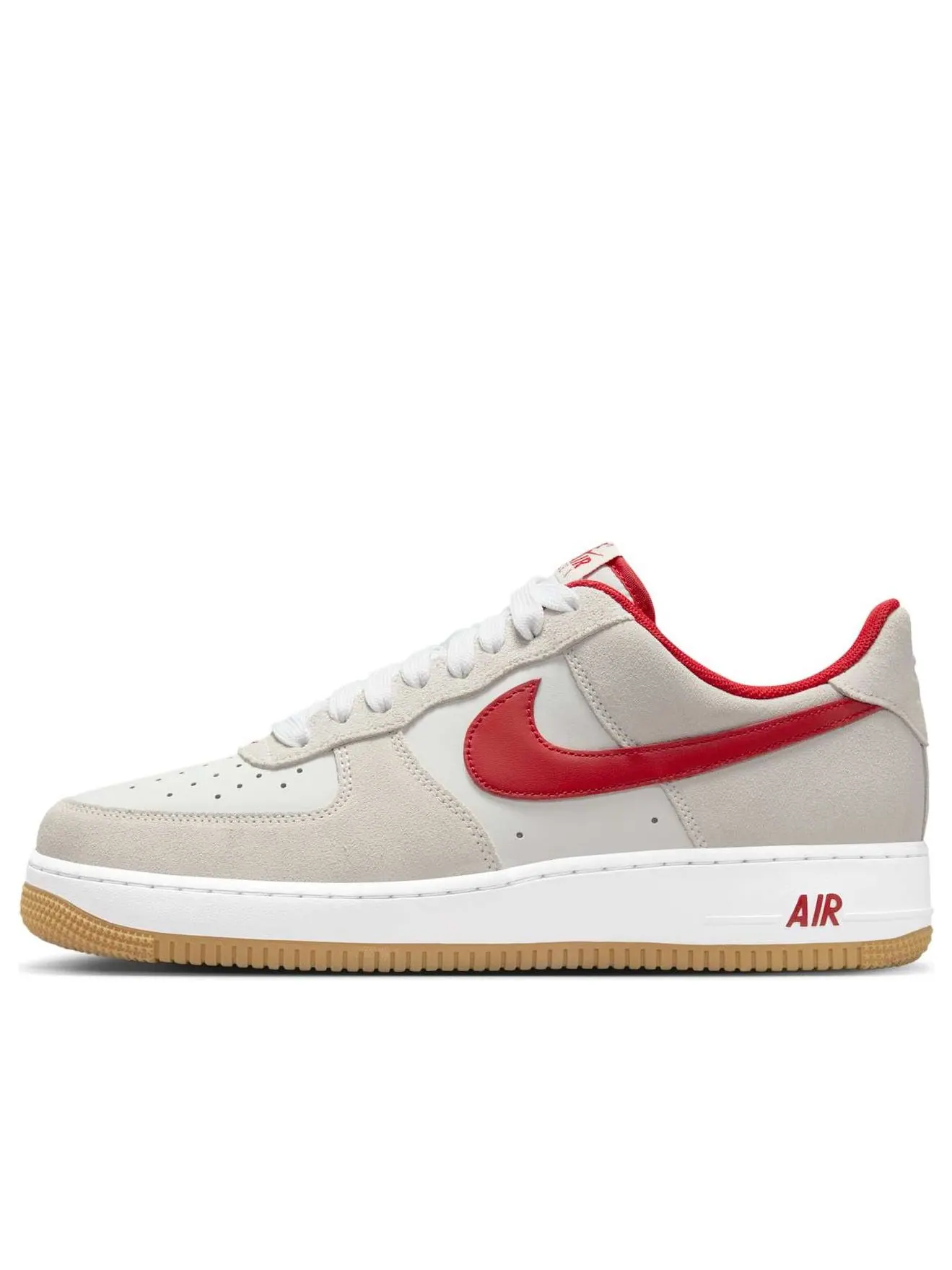 Кроссовки Nike Air Force 1 Low 'Summit White Varsity Red' — изображение 1 из 6, бежевый