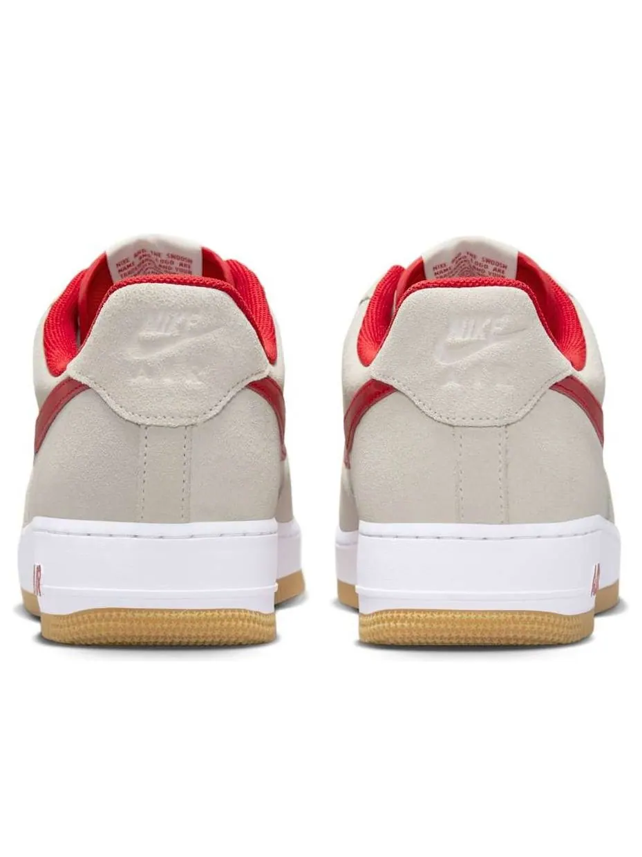 Кроссовки Nike Air Force 1 Low 'Summit White Varsity Red' — изображение 3 из 6, бежевый