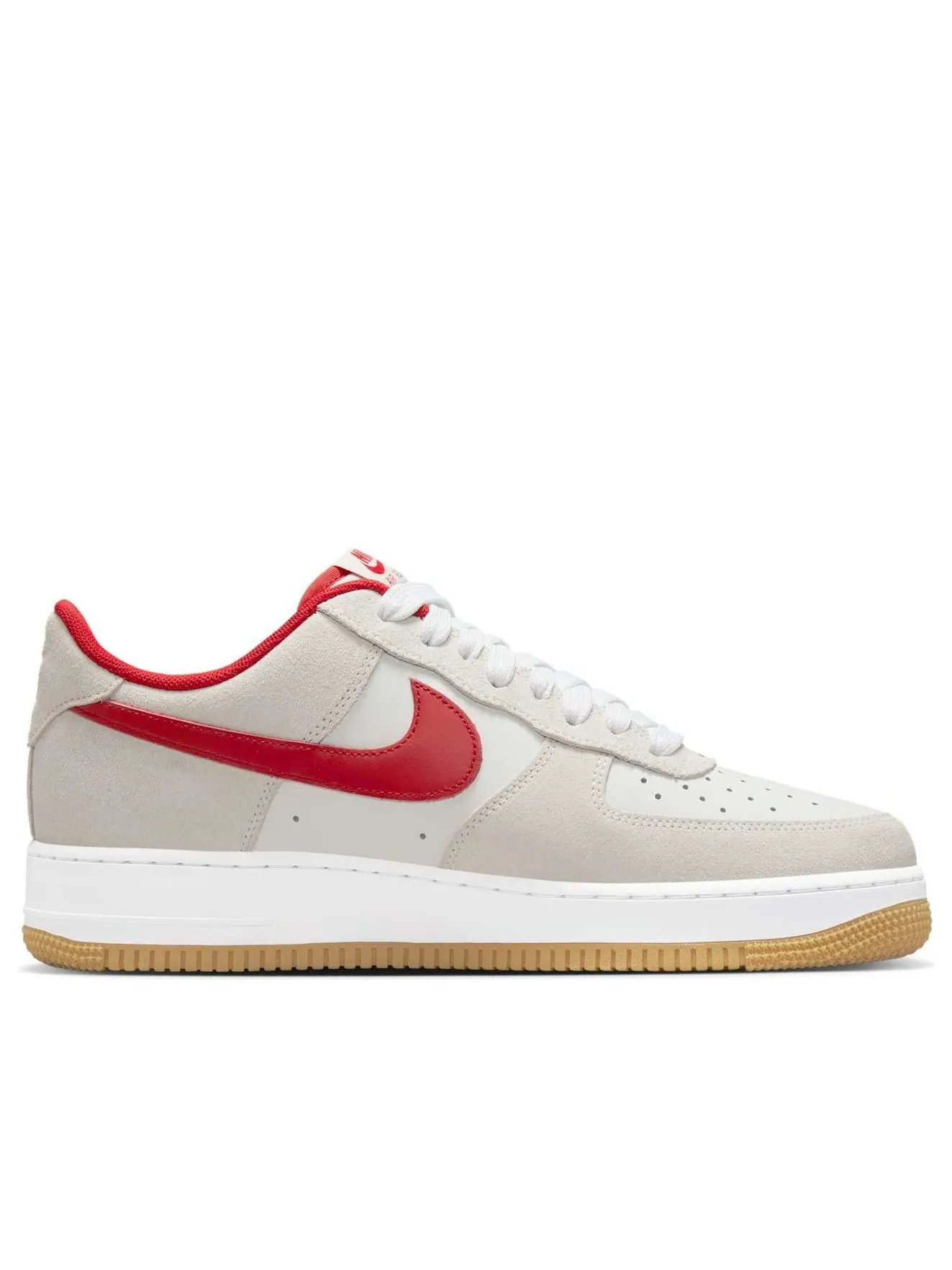 Кроссовки Nike Air Force 1 Low 'Summit White Varsity Red' — изображение 6 из 6, бежевый