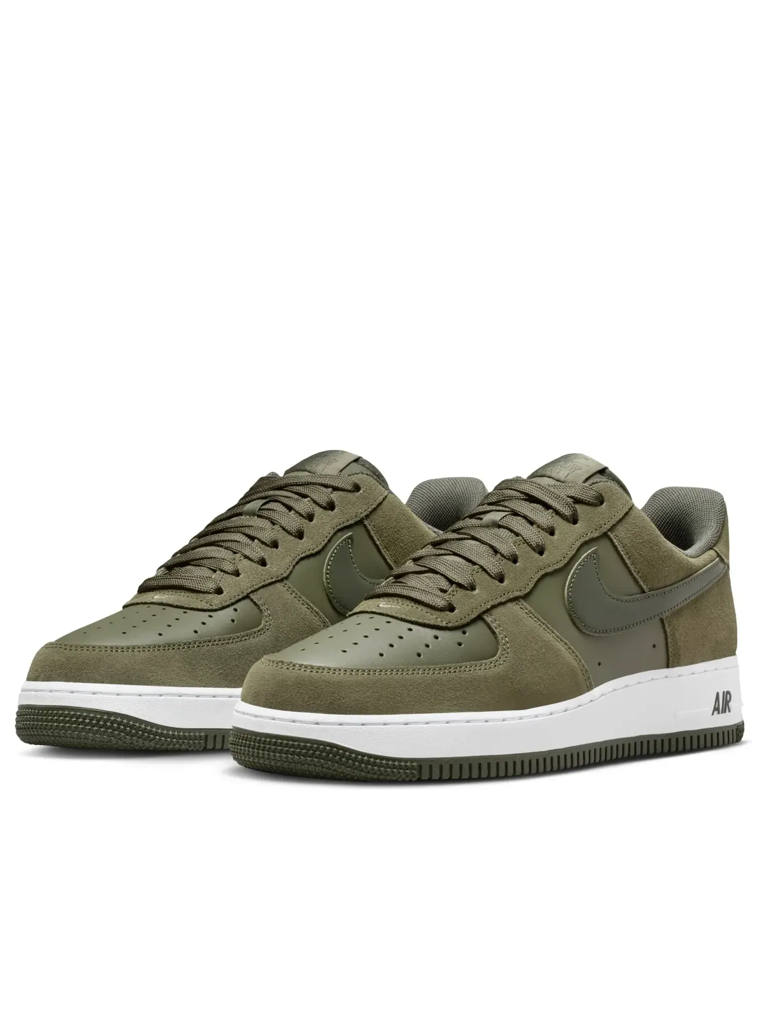 Кроссовки Nike Air Force 1 Low '07 LV8 'Medium Olive White' IB6388-200 — изображение 4 из 6, оливковый зеленый