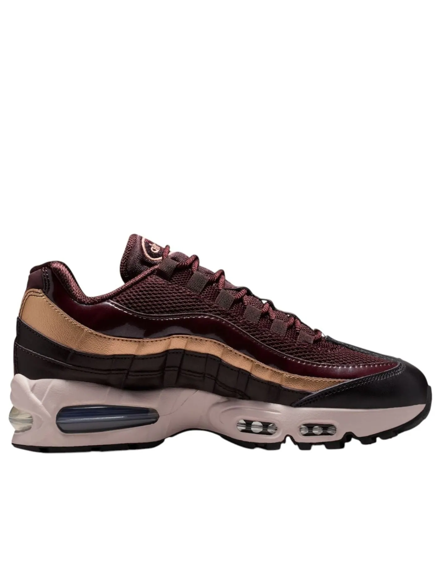 Кроссовки (WMNS) Nike Air Max 95 'Burgundy Crush' — изображение 2 из 6, бордовый