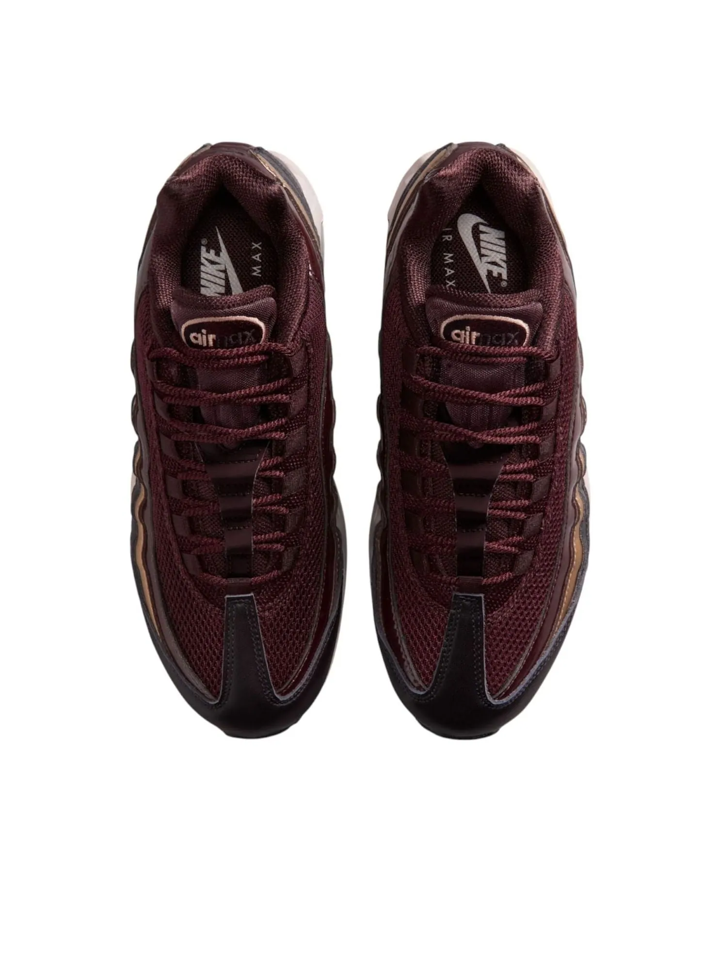 Кроссовки (WMNS) Nike Air Max 95 'Burgundy Crush' — изображение 3 из 6, бордовый