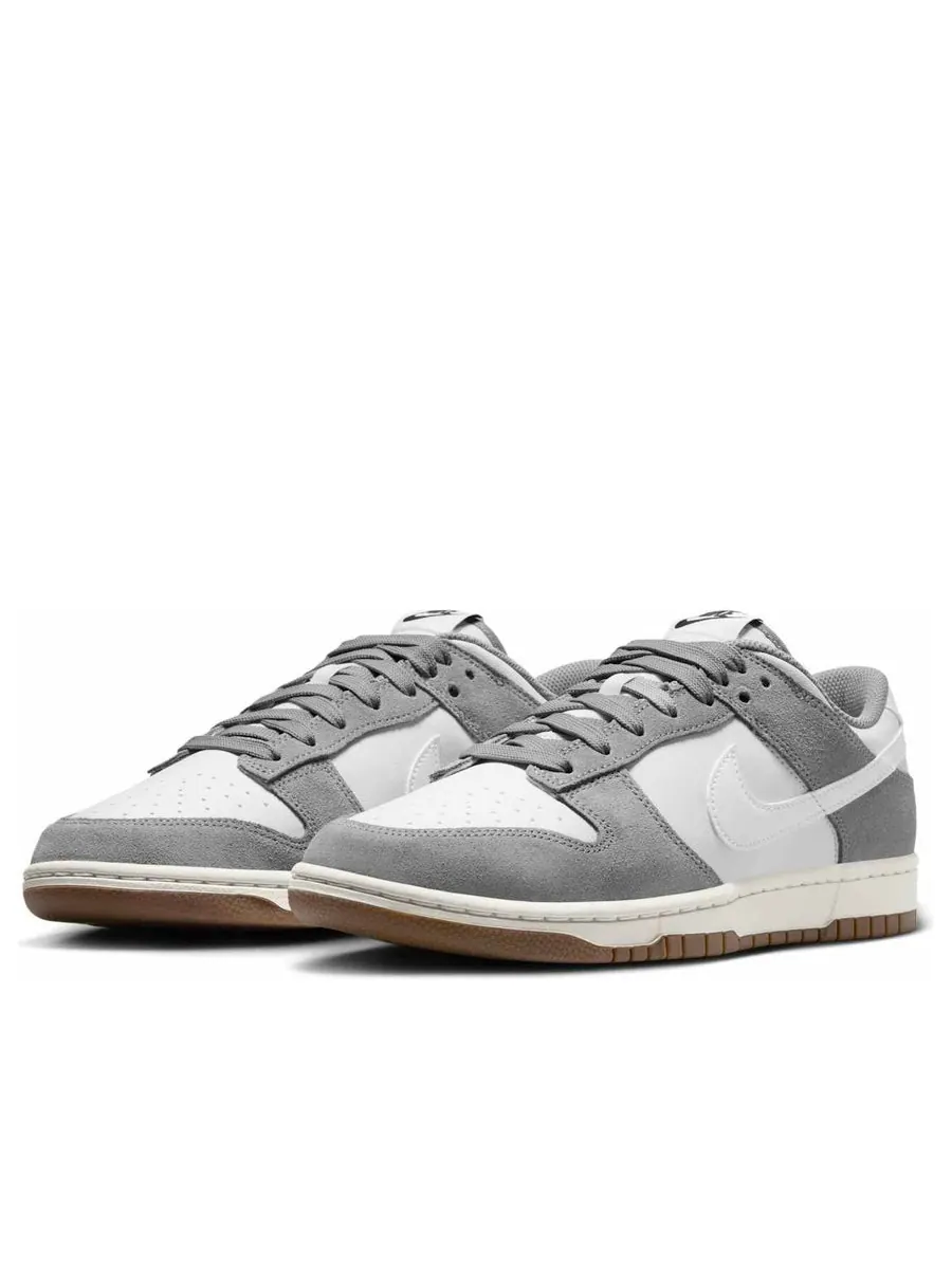 Кроссовки Nike Dunk Low 'Grey Suede' — изображение 3 из 6, серый