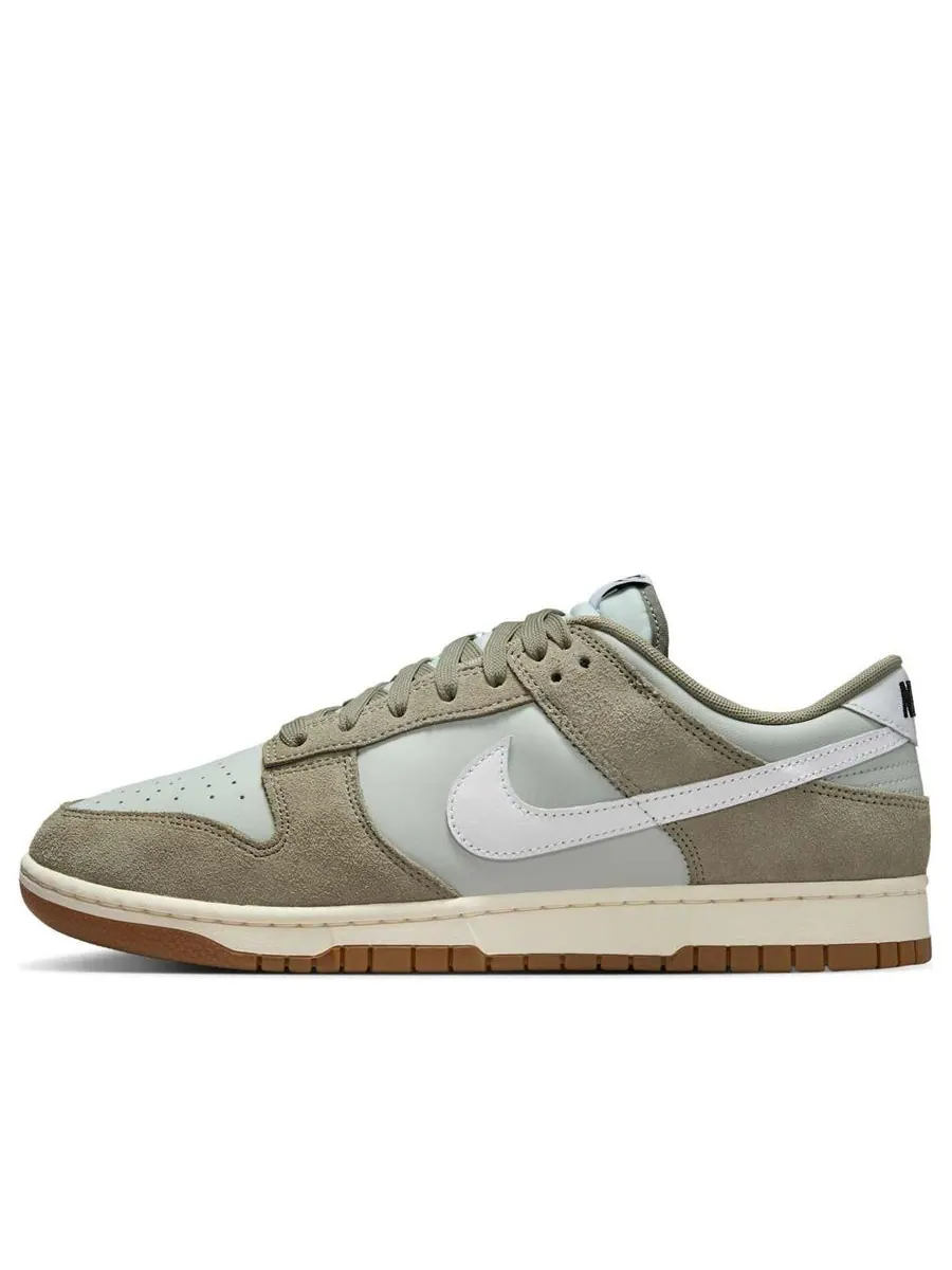 Кроссовки Nike Dunk Low Retro SE 'Light Silver Light Army Sail' — изображение 1 из 6, зеленый