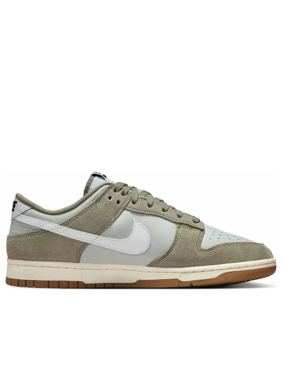 Кроссовки Nike Dunk Low Retro SE 'Light Silver Light Army Sail' — изображение 2 из 6, зеленый