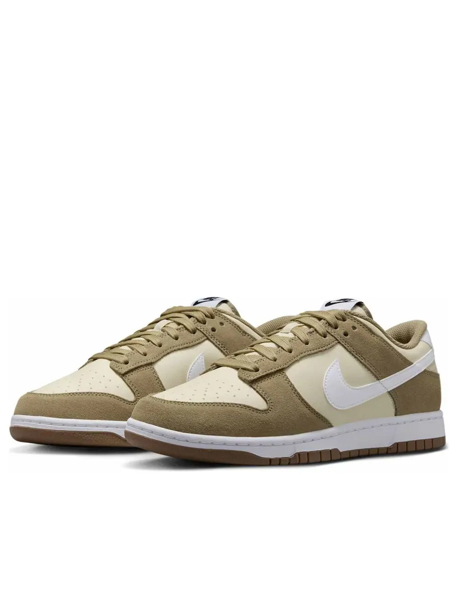 Кроссовки Nike Dunk Low Retro SE 'Neutral Olive Light Khaki White' — изображение 3 из 6, оливковый зеленый