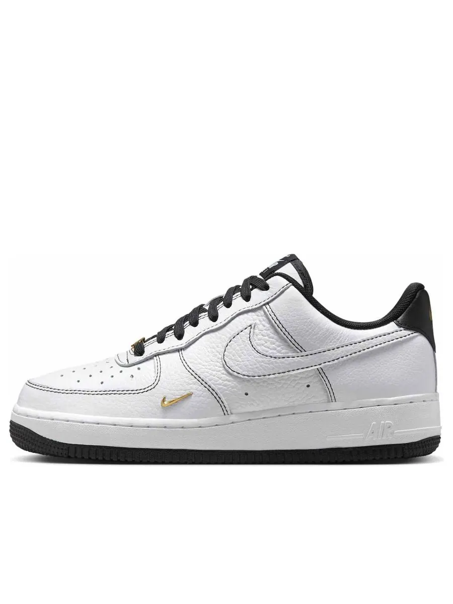 Кроссовки (WMNS) Nike Air Force 1 '07 Mini Jewel 'White Black Gold' — изображение 1 из 6, белый