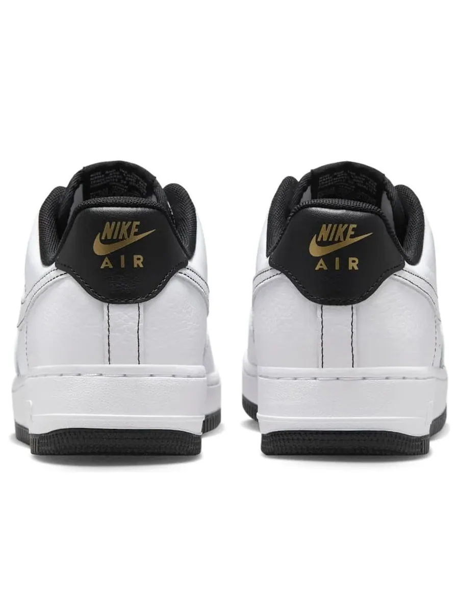Кроссовки (WMNS) Nike Air Force 1 '07 Mini Jewel 'White Black Gold' — изображение 5 из 6, белый