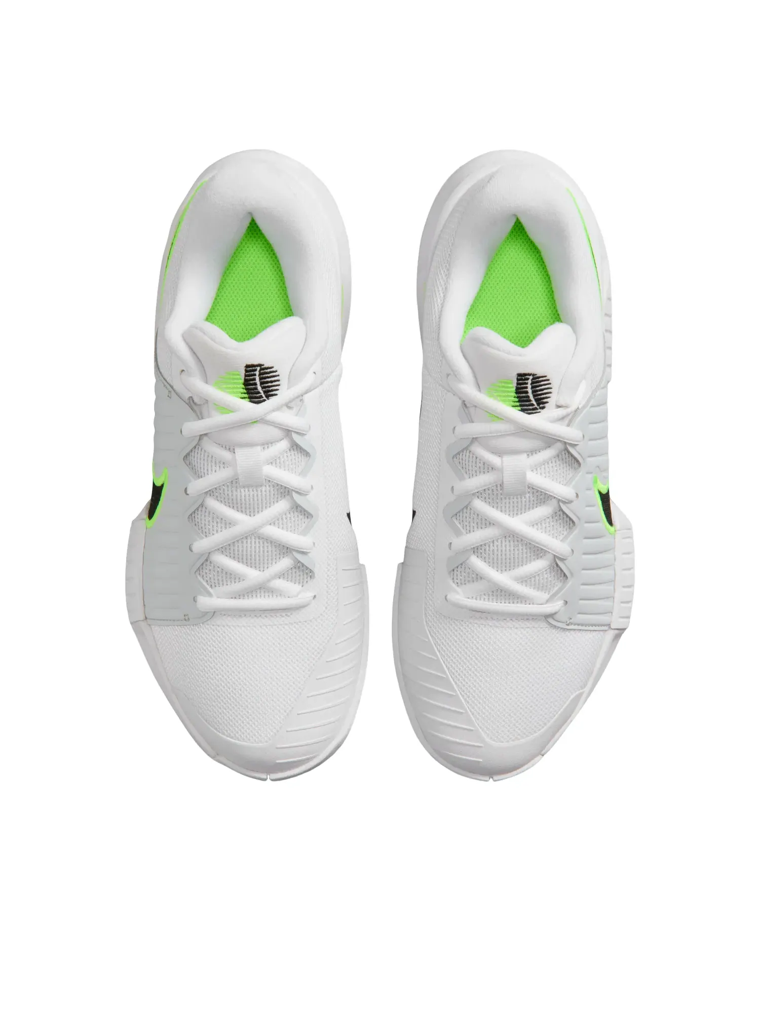 Женские кроссовки для тенниса с шнуровкой Nike GP Challenge Pro PRM White Black Volt — изображение 3 из 7, белый