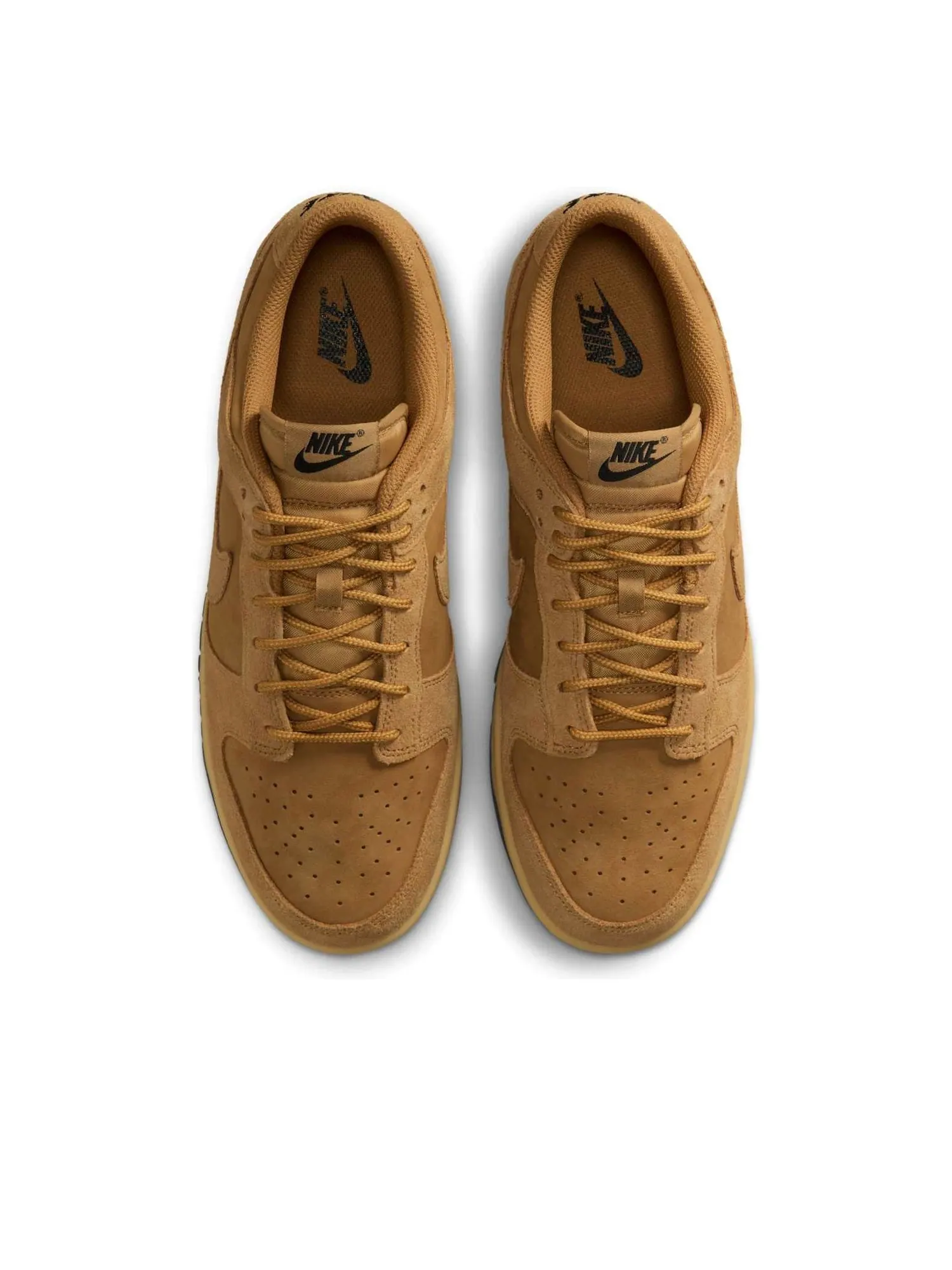 Кроссовки Nike Dunk Low 'Wheat Black' — изображение 2 из 6, коричневый