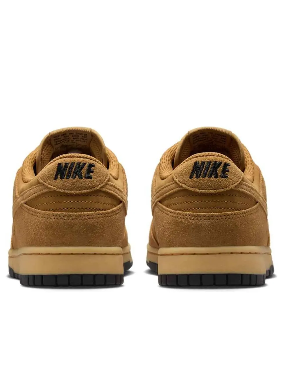 Кроссовки Nike Dunk Low 'Wheat Black' — изображение 3 из 6, коричневый
