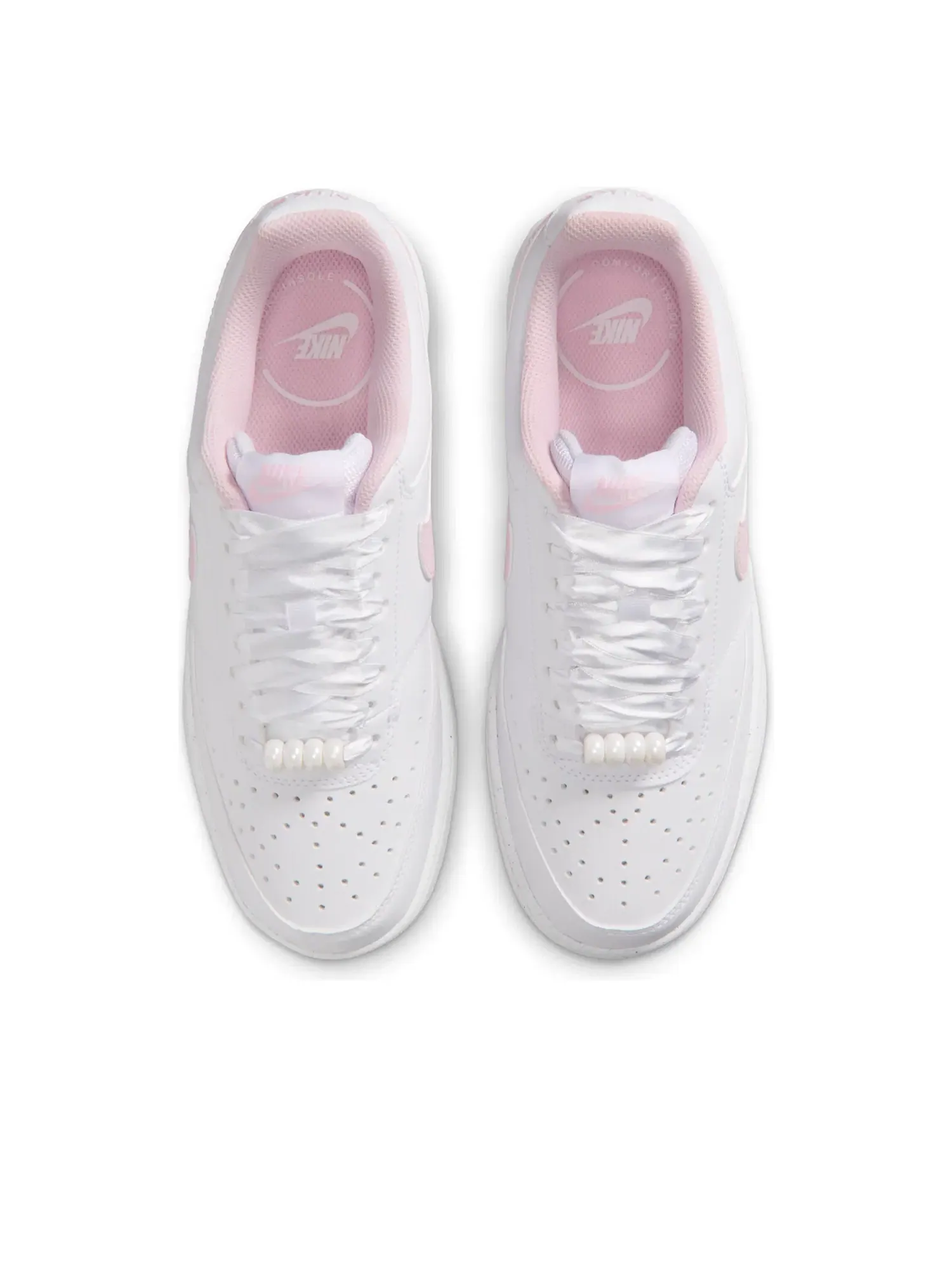 Кроссовки Nike Court Vision Low 'White Pink Foam' B6652-101 — изображение 2 из 6, белый