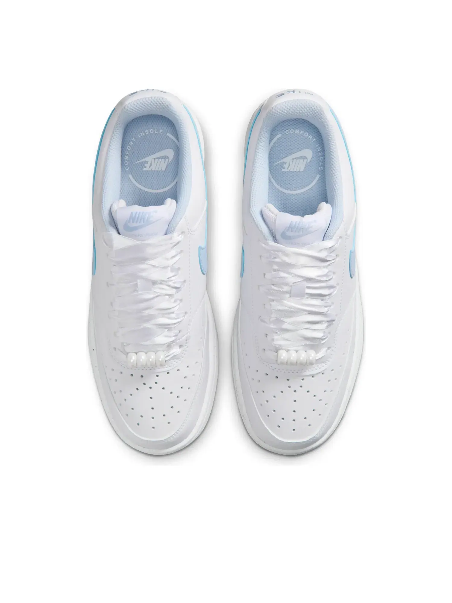 Кроссовки Nike Court Vision Low 'White Hydrogen Blue' B6652-102 — изображение 2 из 6, белый