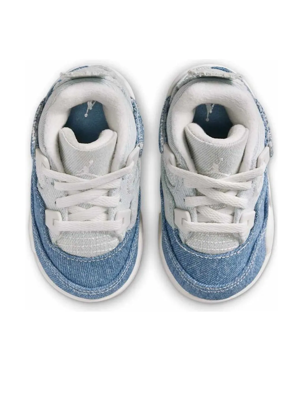Кроссовки (TD) Air Jordan 4 Retro 'Denim Worn Blue' — изображение 2 из 6, синий
