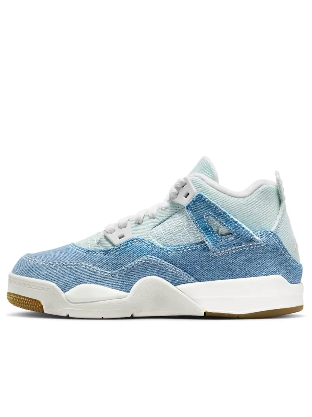 Кроссовки (PS) Air Jordan 4 Retro 'Denim Worn Blue' — изображение 1 из 6, синий