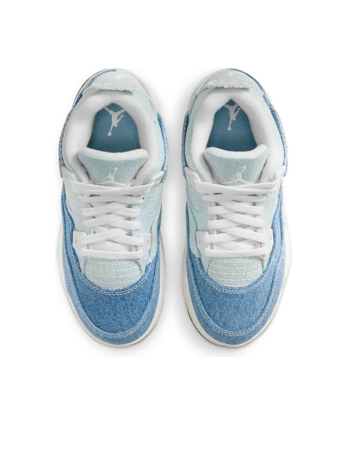 (PS) Air Jordan 4 Retro 'Denim Worn Blue' — изображение 2 из 6, джинсовый синий/синий