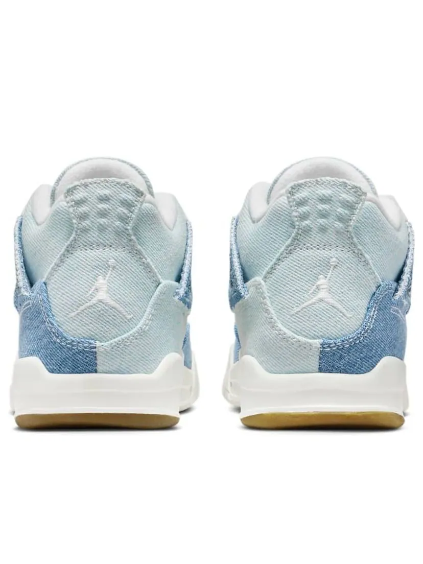 (PS) Air Jordan 4 Retro 'Denim Worn Blue' — изображение 3 из 6, джинсовый синий/синий