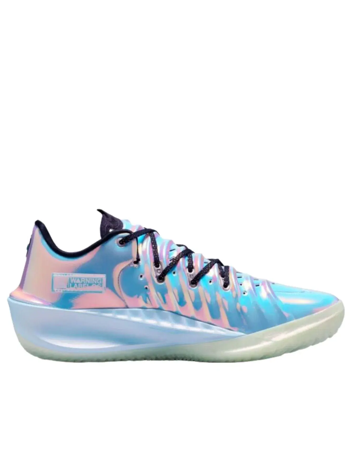 Мужские кроссовки для баскетбола с кожаным верхом Nike Air Zoom GT Cut 4 All-Star Warning Label — изображение 6 из 6, мульти