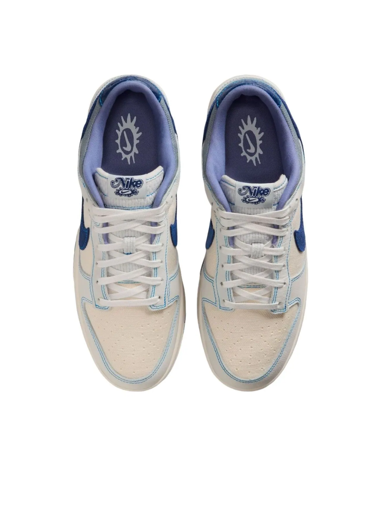 Кроссовки Nike Dunk Low 'Blue Void' B6752-101 — изображение 3 из 5, белый/платиновый//синий