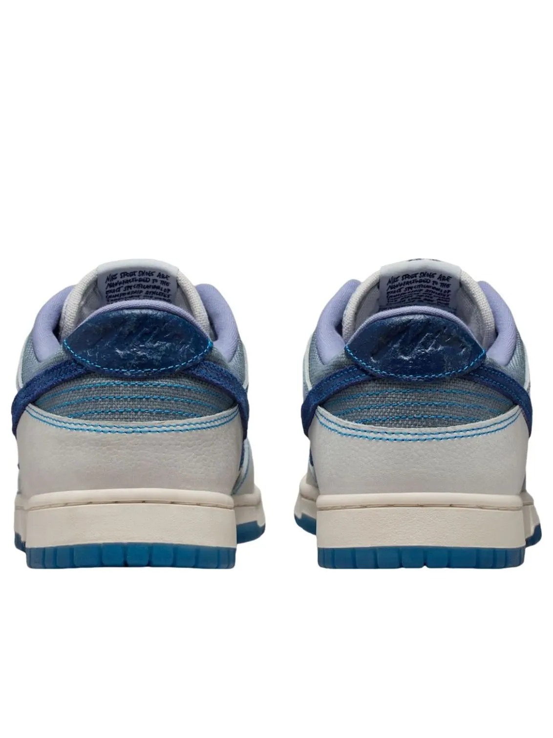 Кроссовки Nike Dunk Low 'Blue Void' B6752-101 — изображение 4 из 5, белый/платиновый//синий