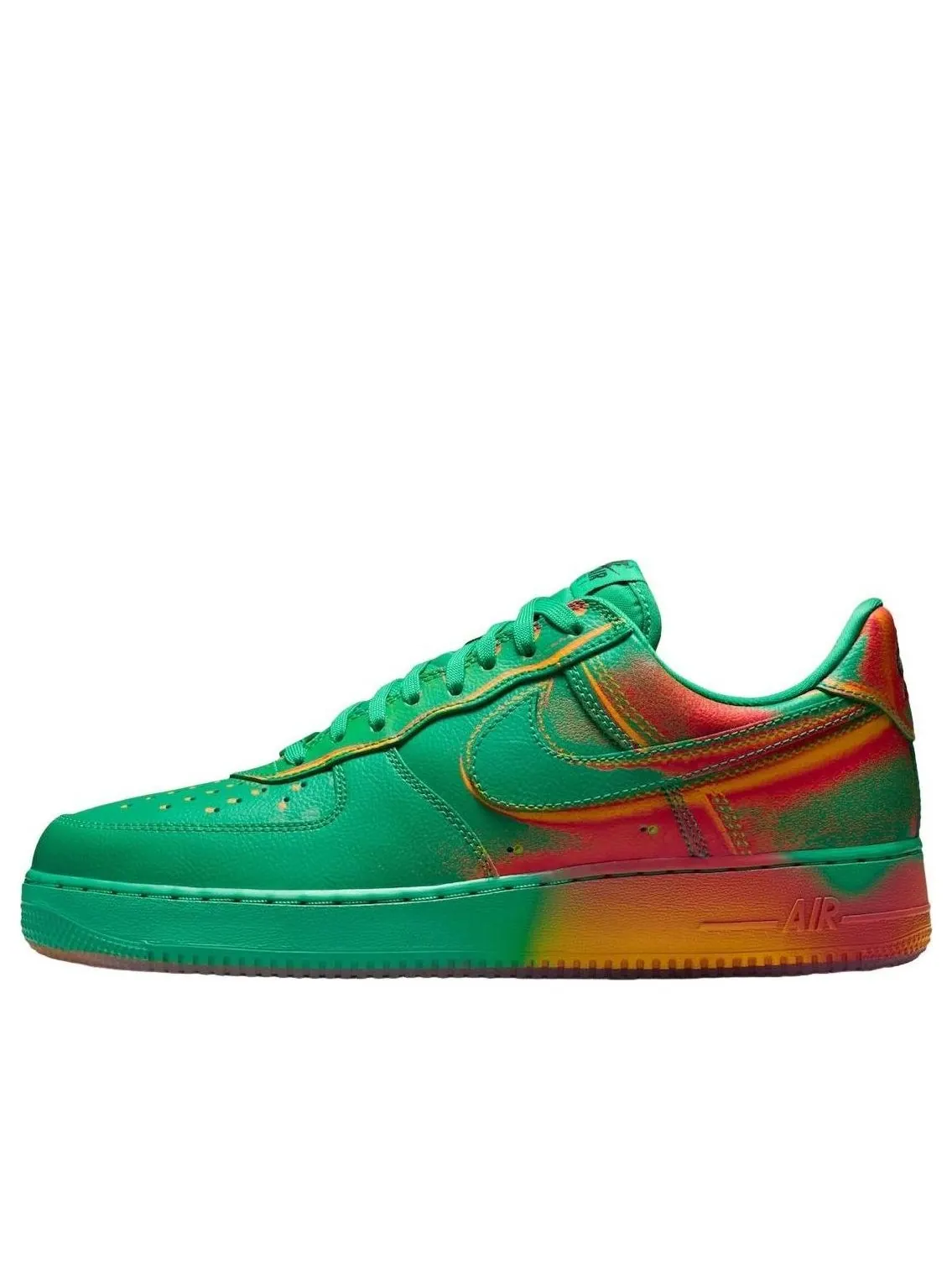 Кроссовки Nike Air Force 1 Low 'Stadium Green' — изображение 1 из 5, зеленый/оранжевый/яркий