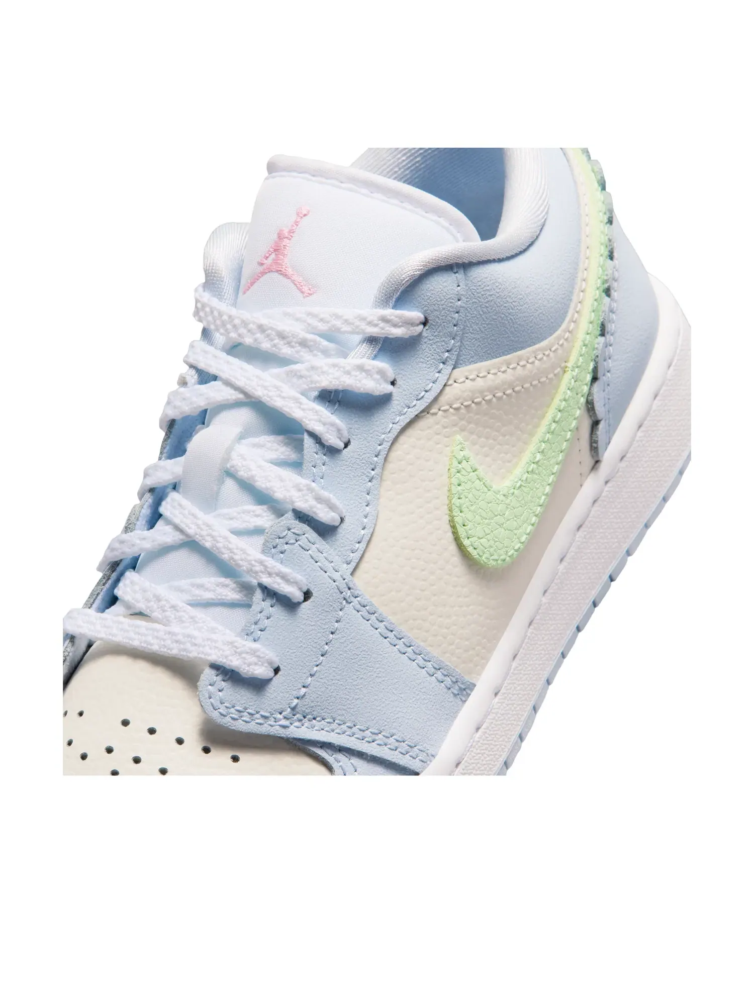 Детские кроссовки для девочек с низким верхом Half Blue Sail Vapor Green Jordan — изображение 5 из 6, синий