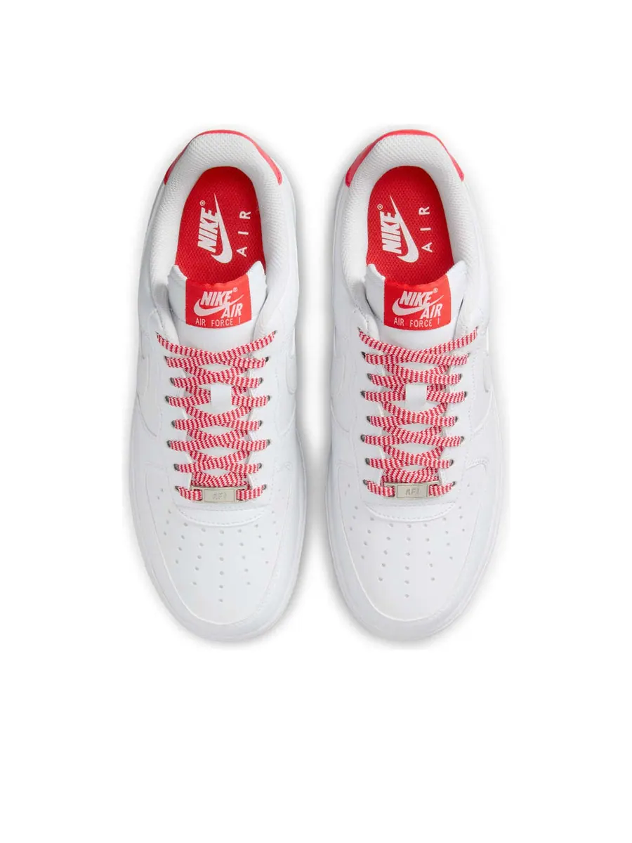 Кроссовки (WMNS) Nike Air Force 1 '07 'White Pink Light Crimson' — изображение 4 из 6, белый