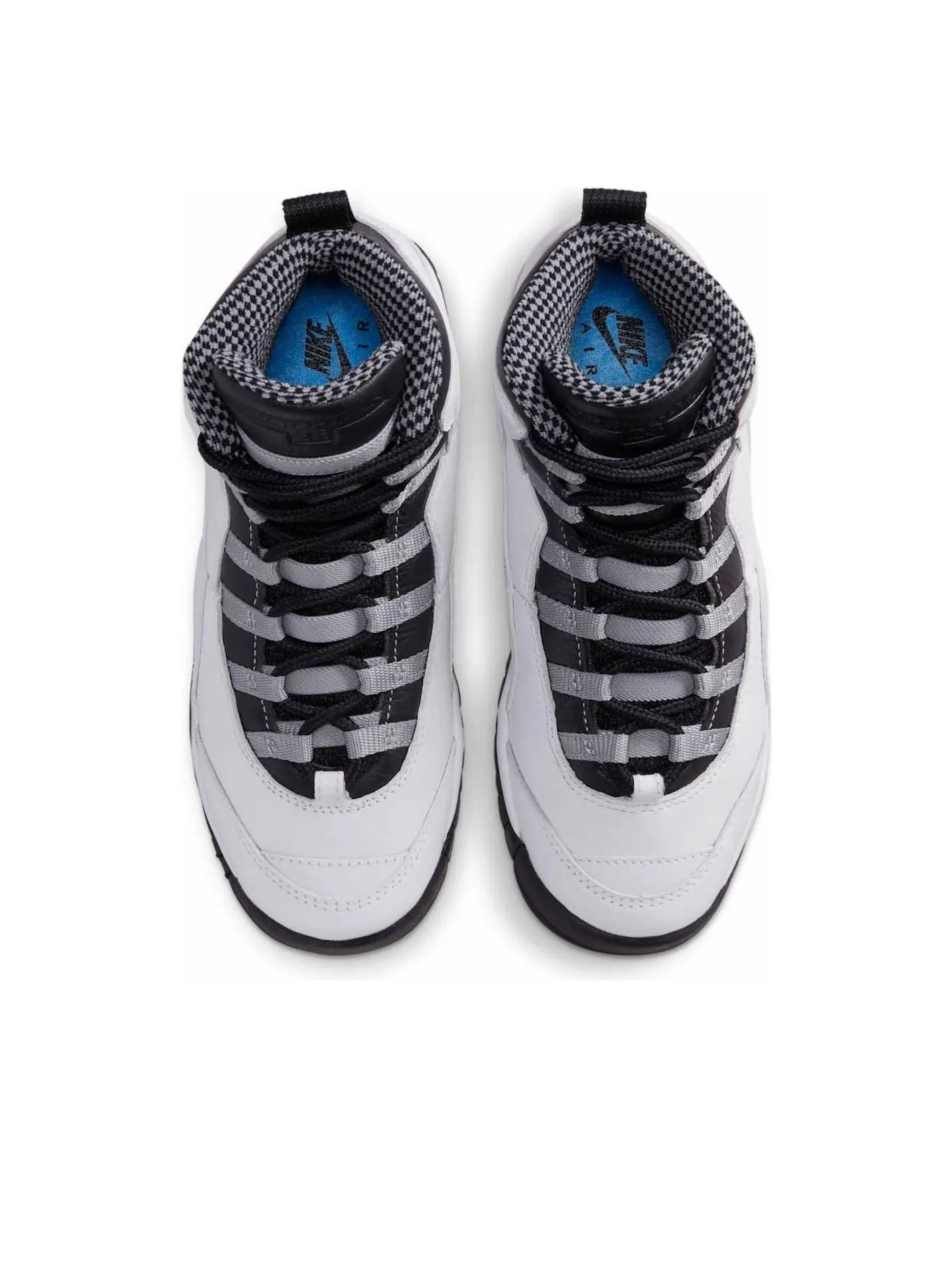 Кроссовки (GS) Air Jordan 10 OG 'Steel Grey' — изображение 2 из 6, серый