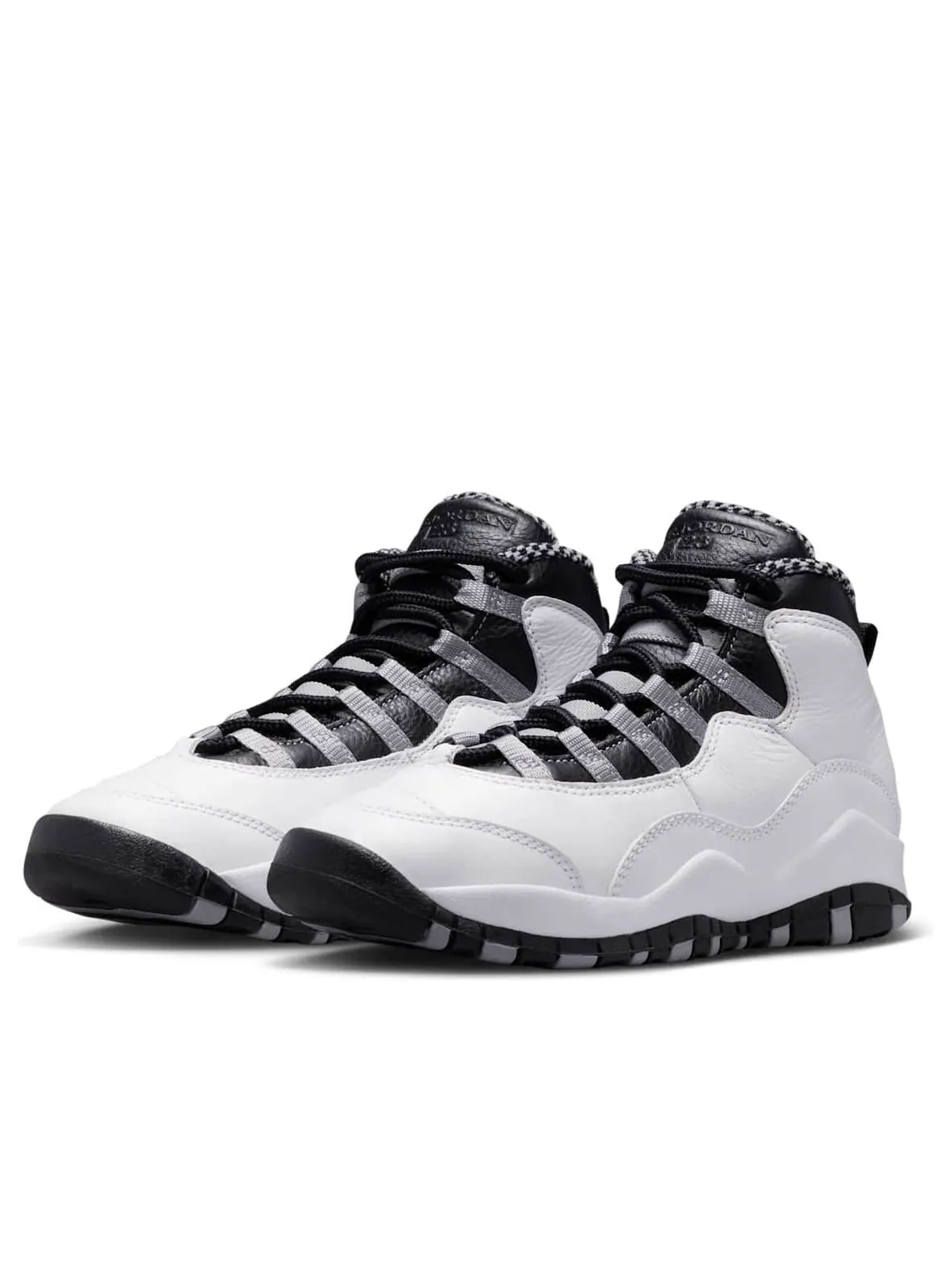 Кроссовки (GS) Air Jordan 10 OG 'Steel Grey' — изображение 4 из 6, серый