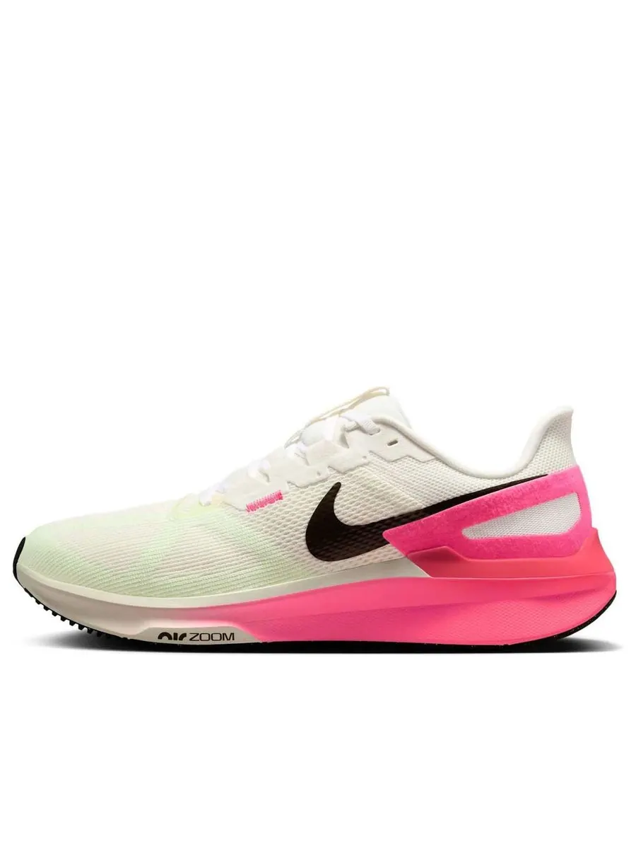 Кроссовки (WMNS) Nike Structure 25 'Sail Hyper Pink Barely Volt' — изображение 1 из 6, бежевый