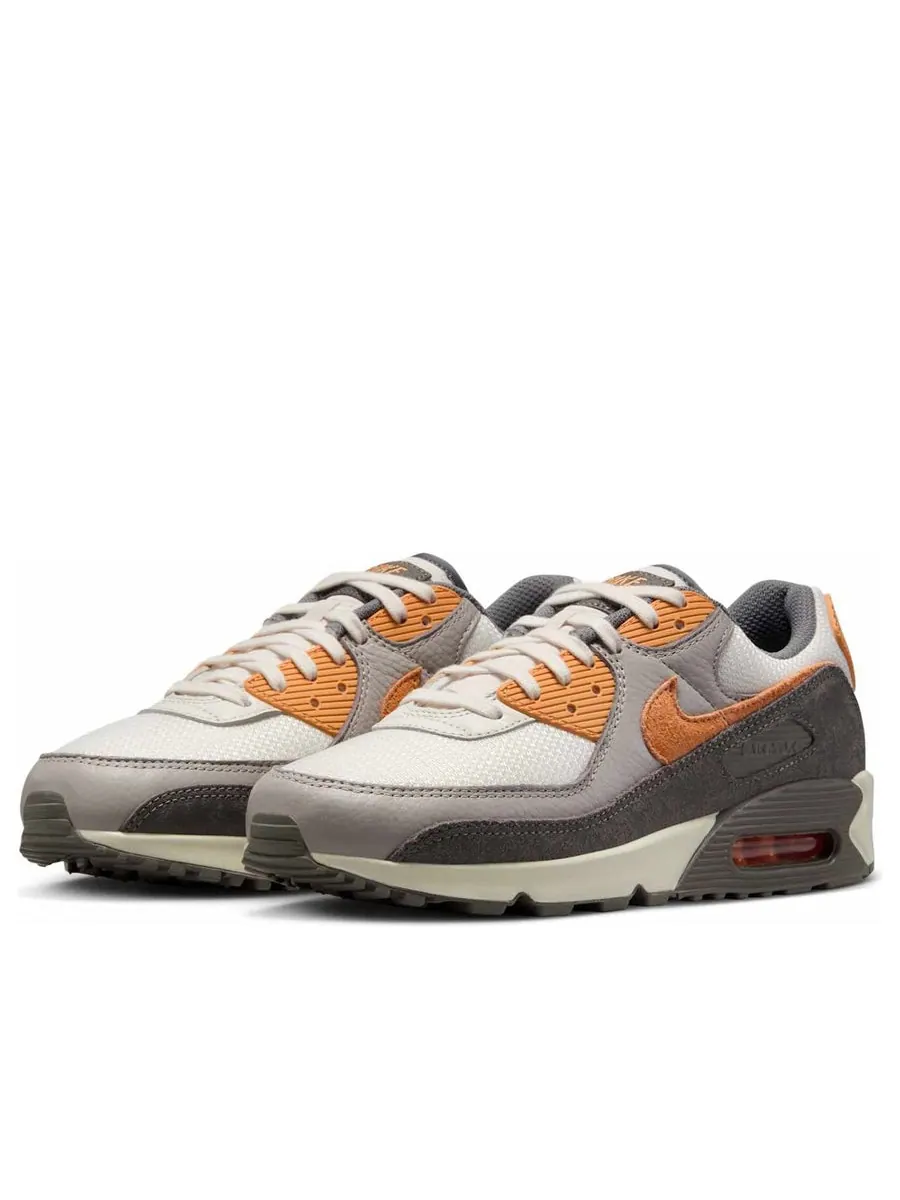 Кроссовки Nike Air Max 90 Premium 'Flat Pewter Copper Moon' — изображение 3 из 6, серый