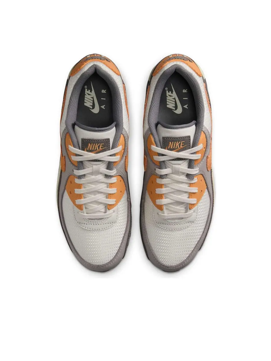 Кроссовки Nike Air Max 90 Premium 'Flat Pewter Copper Moon' — изображение 4 из 6, серый