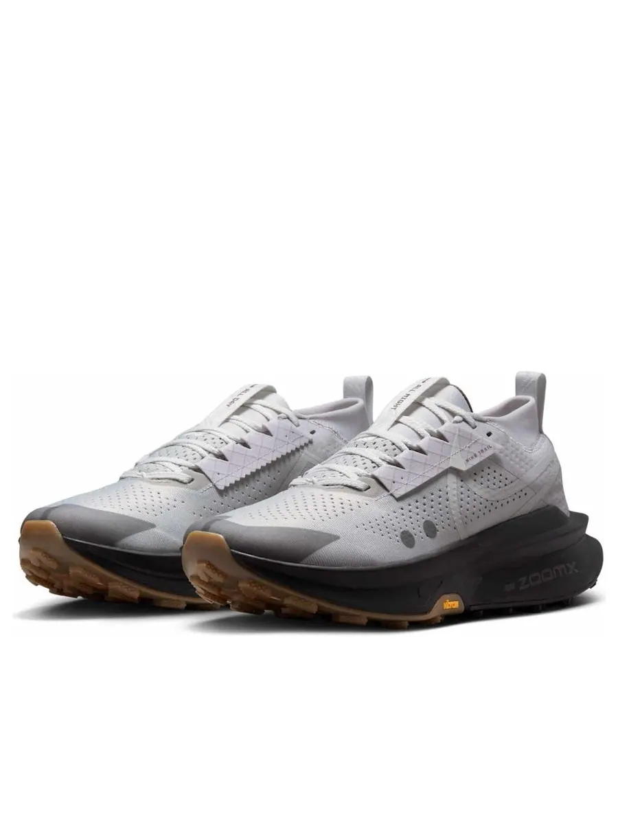 Кроссовки Nike ZoomX Zegama Trail 2 'Vast Grey Black Gum' — изображение 3 из 6, серый