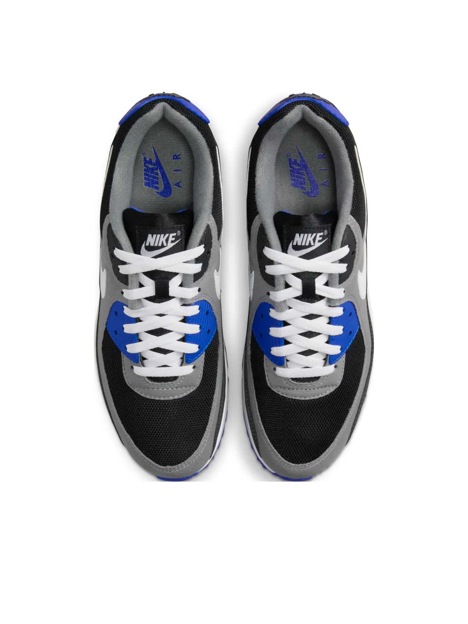 Кроссовки Nike Air Max 90 'Black Lyon Blue Varsity Maize' — изображение 2 из 6, мульти