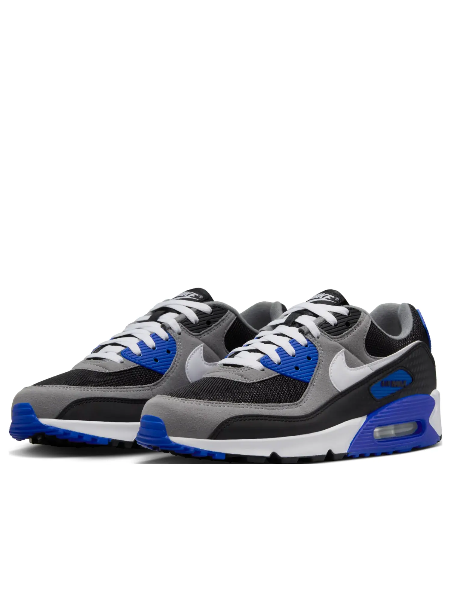 Кроссовки Nike Air Max 90 'Black Lyon Blue Varsity Maize' — изображение 4 из 6, мульти