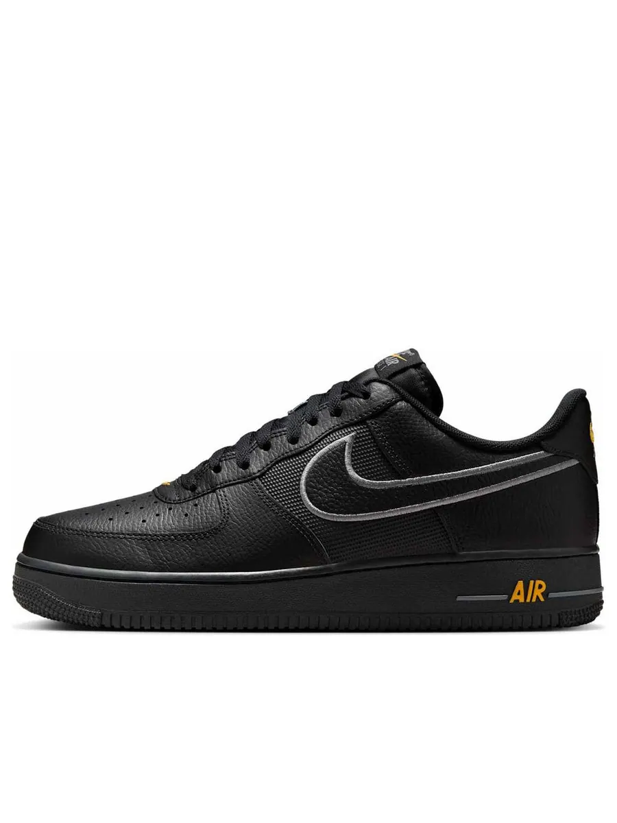 Кроссовки Nike Air Force 1 Low 'Black Laser Orange' — изображение 1 из 6, черный