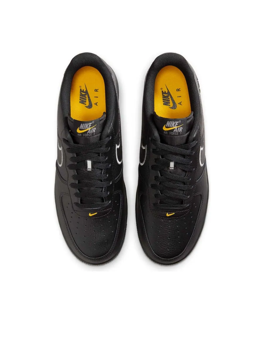 Кроссовки Nike Air Force 1 Low 'Black Laser Orange' — изображение 4 из 6, черный