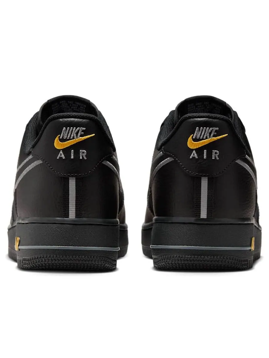 Кроссовки Nike Air Force 1 Low 'Black Laser Orange' — изображение 5 из 6, черный