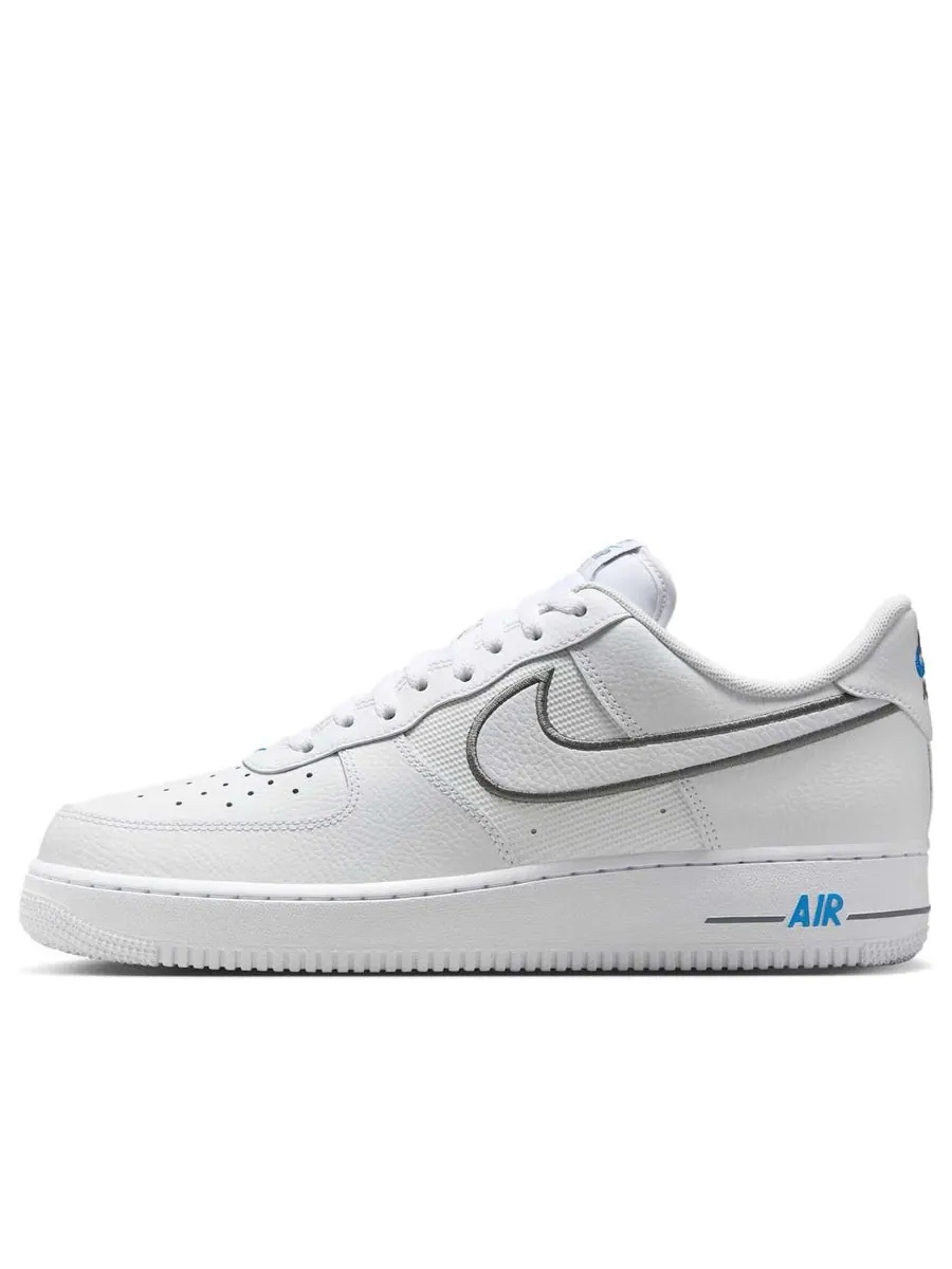 Кроссовки Nike Air Force 1 '07 'White Cool Grey Photo Blue' — изображение 1 из 6, белый