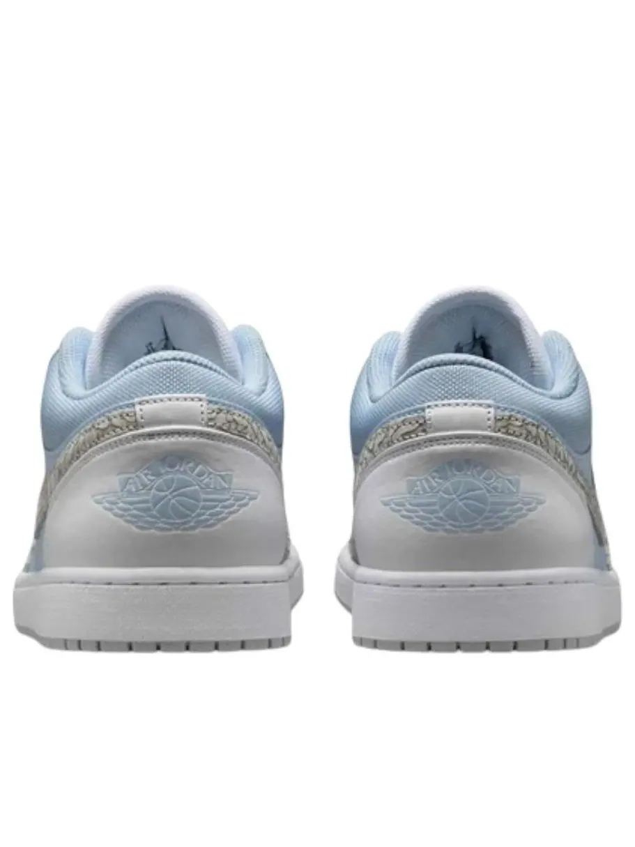 Air Jordan 1 Low SE 'Blue Tint Elephant Print' — изображение 6 из 6, синий/белый/серый