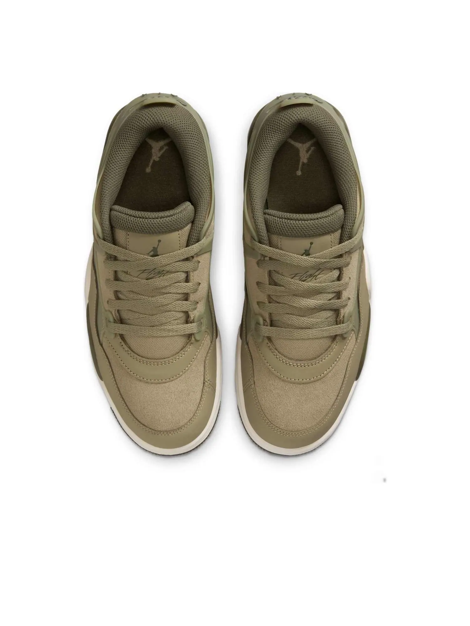 Кроссовки (WMNS) Air Jordan 4 RM 'Olive Phantom' — изображение 2 из 6, оливковый зеленый