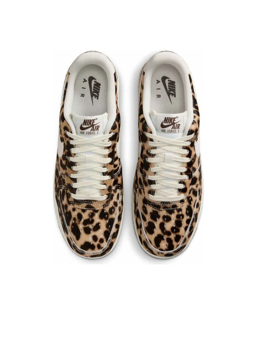 Кроссовки (WMNS) Nike Air Force 1 Low 'Leopard' — изображение 3 из 6, коричневый
