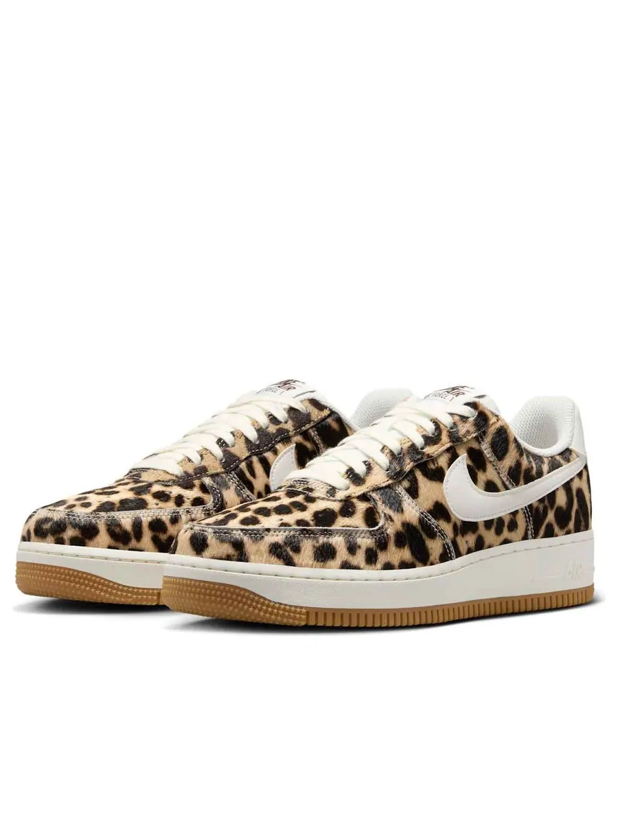 Кроссовки (WMNS) Nike Air Force 1 Low 'Leopard' — изображение 4 из 6, коричневый