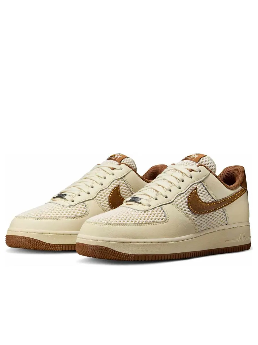 Кроссовки Nike Air Force 1 Low 'Coconut Milk Canyon Gold' — изображение 3 из 6, бежевый