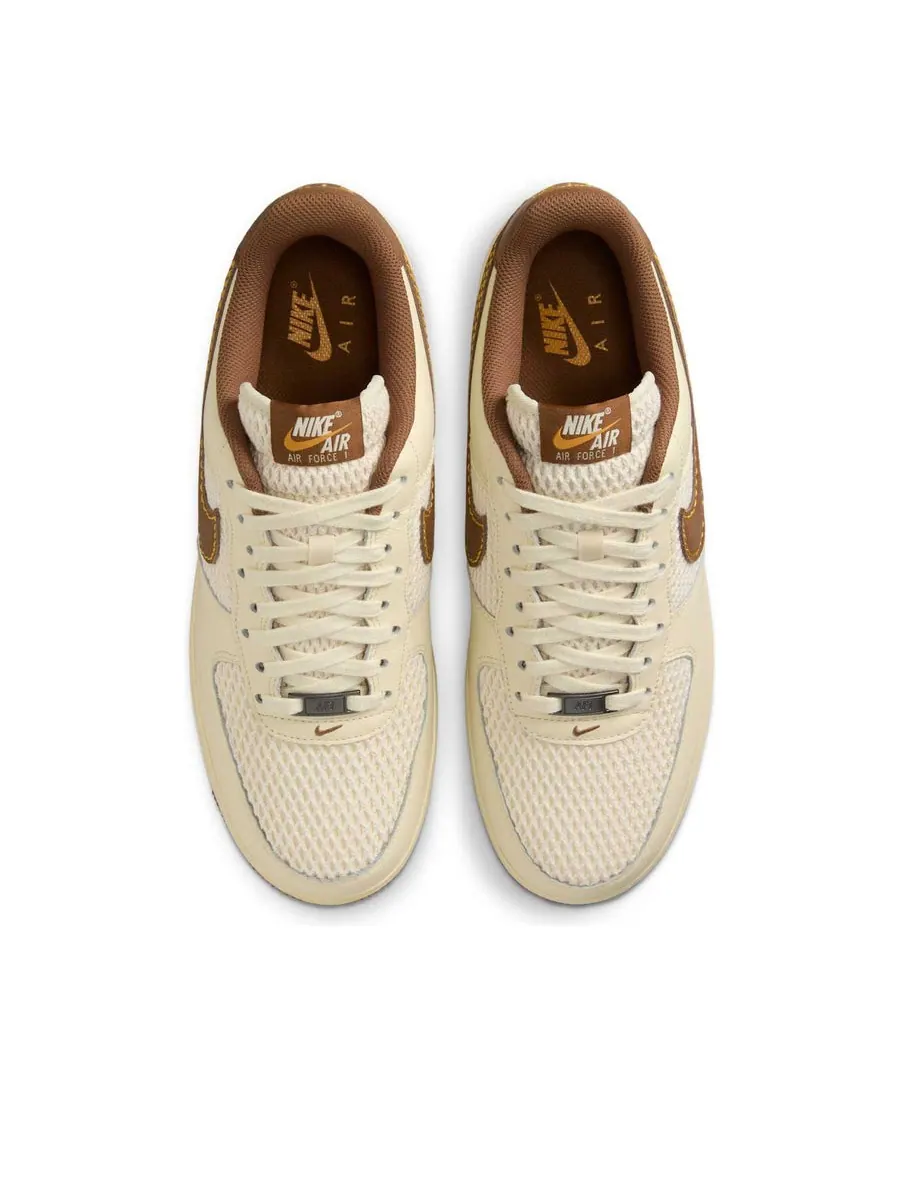 Кроссовки Nike Air Force 1 Low 'Coconut Milk Canyon Gold' — изображение 4 из 6, бежевый