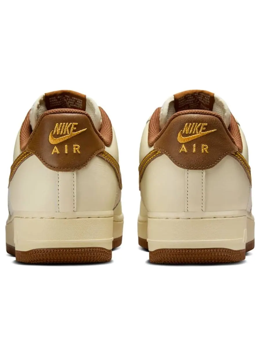 Кроссовки Nike Air Force 1 Low 'Coconut Milk Canyon Gold' — изображение 5 из 6, бежевый