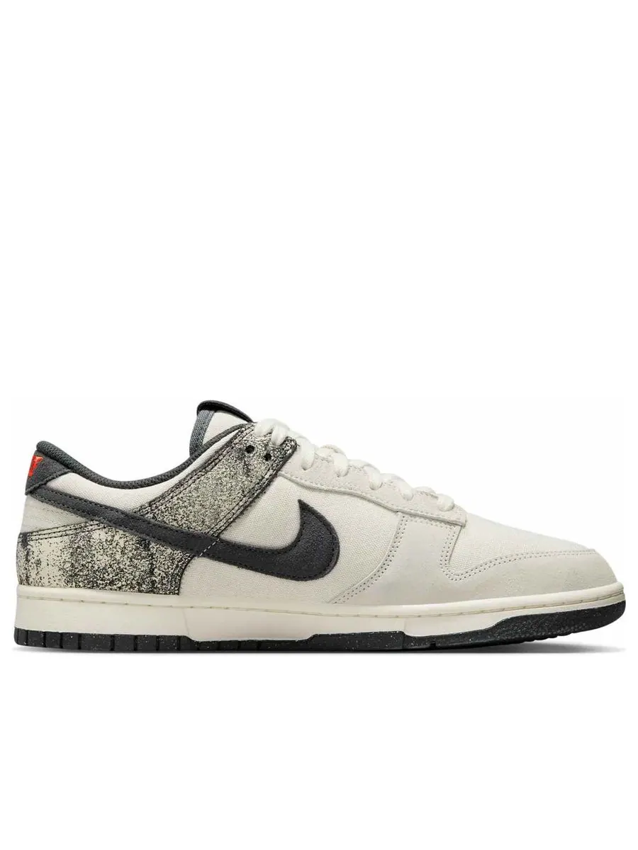 Кроссовки Nike Dunk Low Retro SE 'Pale Ivory Picante Red' — изображение 2 из 6, бежевый